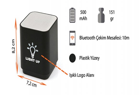 LP45 IŞIKLI BLUETOOTH HOPARLÖR